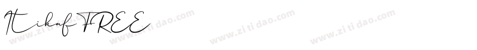Itikaf FREE字体转换